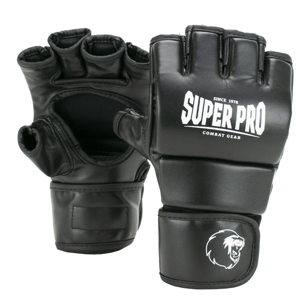 Zegevieren Maak het zwaar Rot Super Pro Combat Gear Super Pro MMA Handschoenen Brawler - Zwart/Wit -  Vechtsportonline.nl