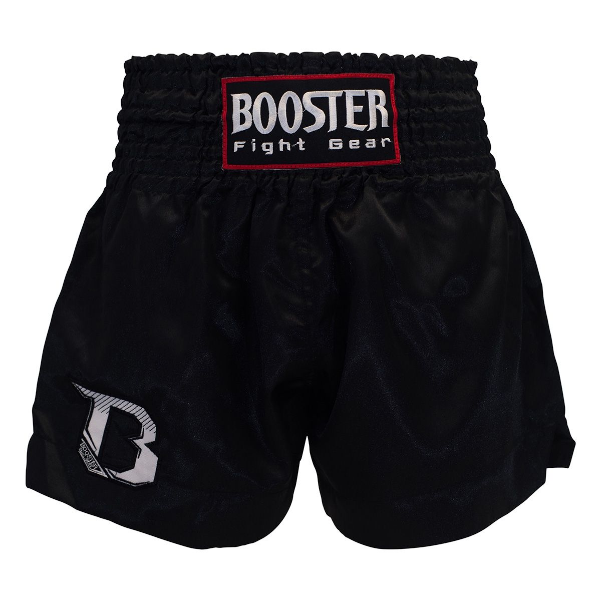 Booster Short TBT Plain Black - Leichte Muay Thai Shorts