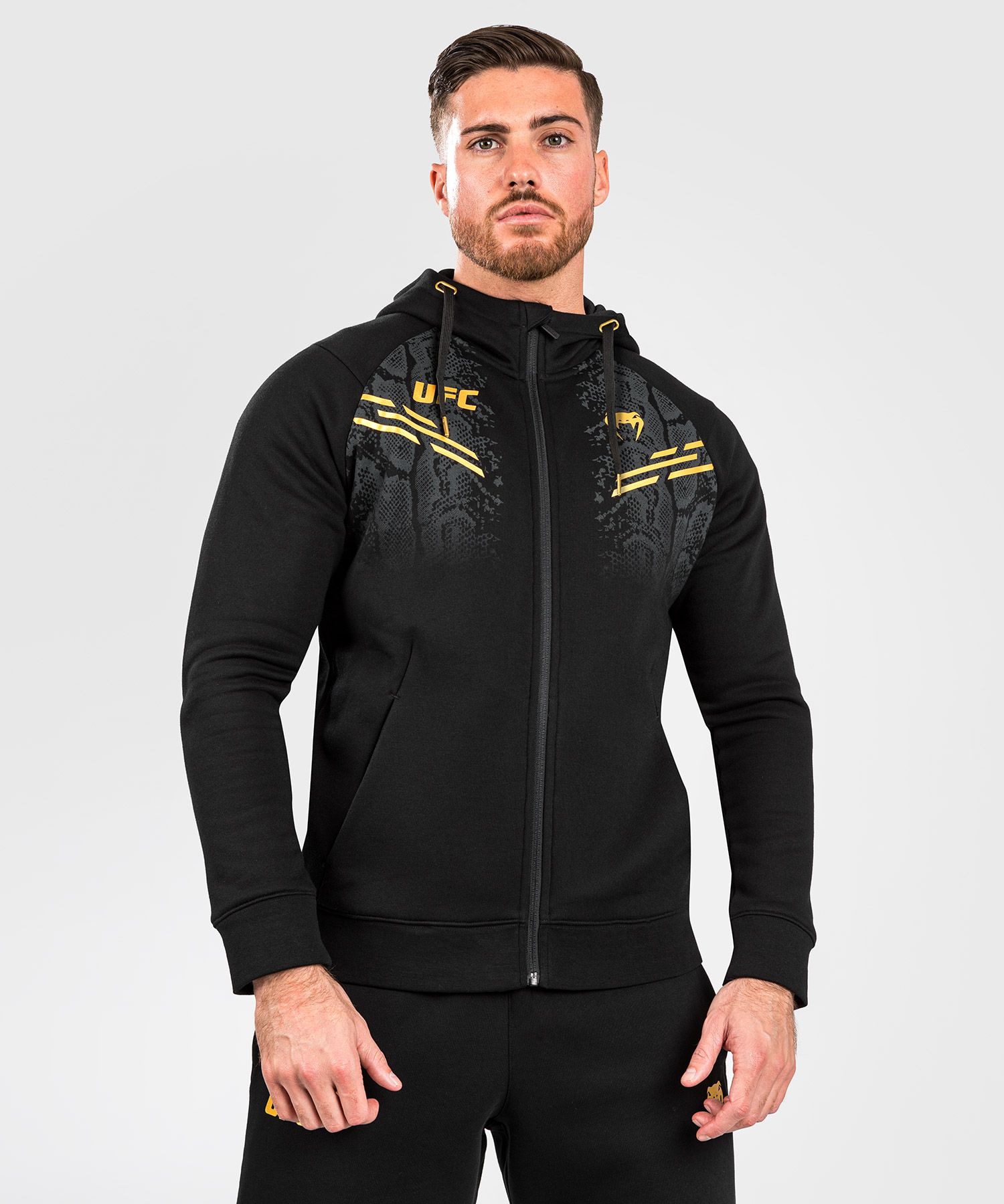 UFC Venum Performance Institute 2.0 Heren Zip Hoodie - Zwart/Rood