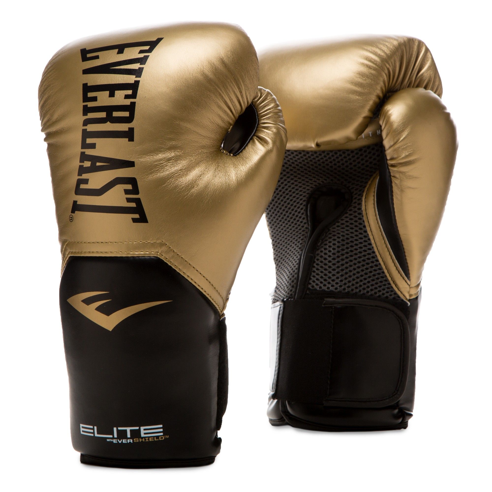 Everlast white top gold gloves