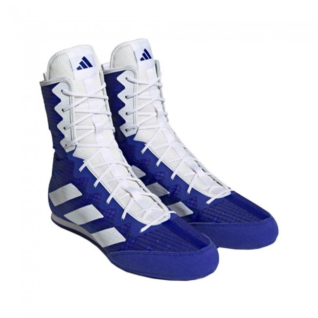 adidas Boksschoenen Box Hog 4 Blauw Wit Vechtsportonline