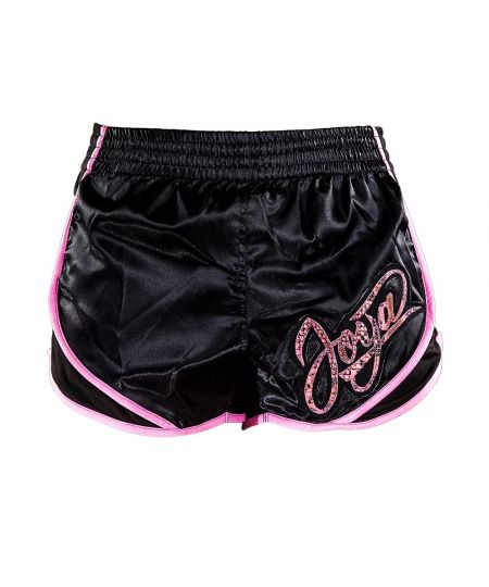 Joya Thailand Kickboks Broek - Snake - Zwart Roze