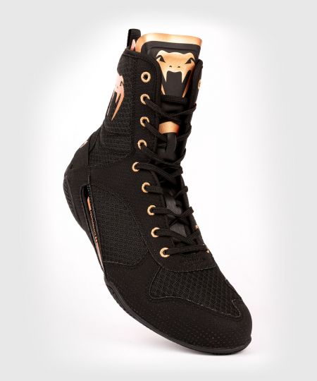 Venum  Elite Boksschoenen Zwart/Bronze