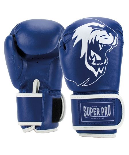 Super Pro Kids (Kick)bokshandschoenen Talent - Blauw/Wit