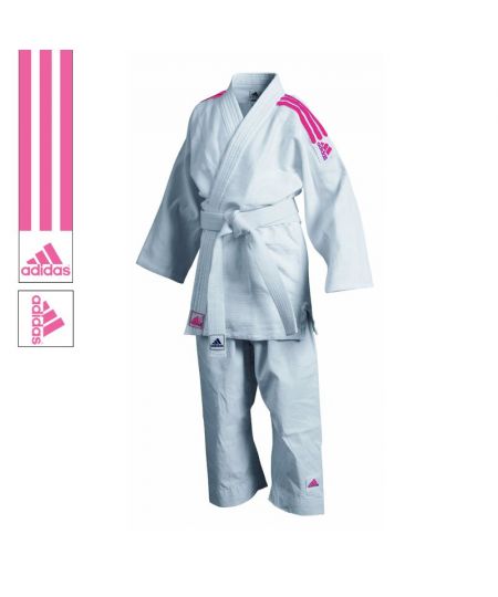 Adidas Judopak J350 Club Wit/Roze
