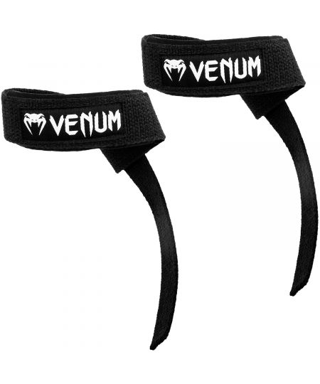 Venum Hyperlift Weightlifting Straps - Zwart (Pair)