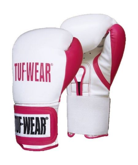 Tuf Wear Bokshandschoenen Wildcat - Wit Roze