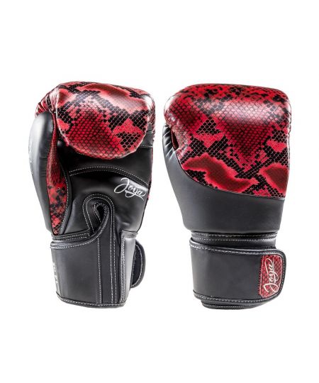 Joya (Kick)Bokshandschoenen Thai Snake - Rood/Zwart