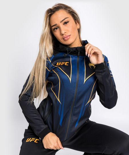 UFC Venum Authentic Fight Night 2.0 Walkout-hoodie voor dames - Midnight Edition - Champion
