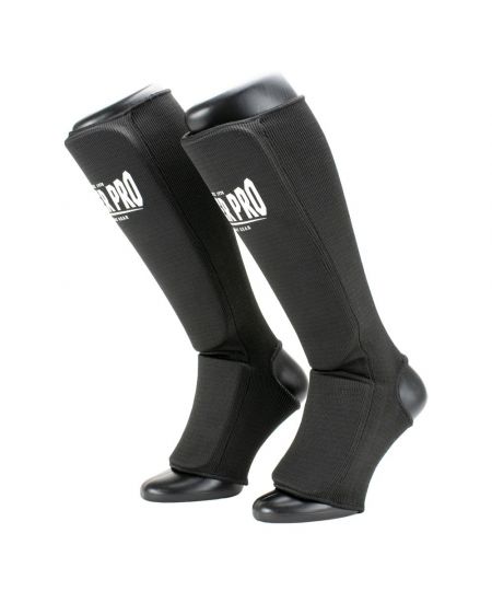 Super Pro Scheenbeschermers Defender - Zwart/Wit