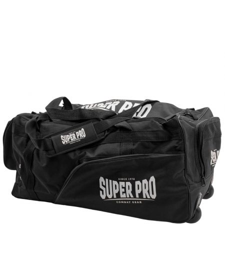 Super Pro Sporttas Trolley - Zwart/Wit
