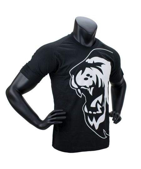 Super Pro T-Shirt Lion Logo - Zwart/Wit