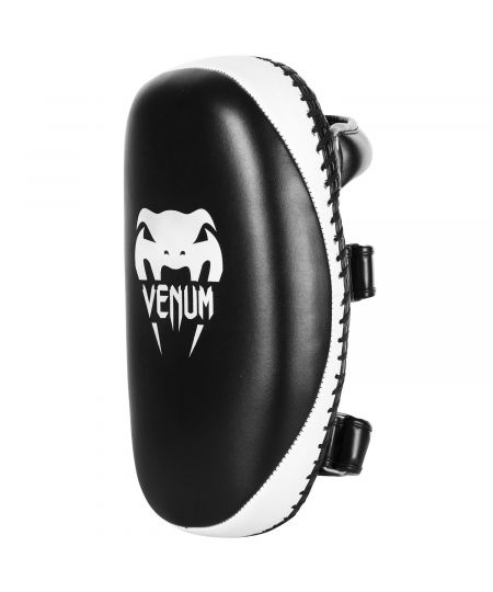 Venum Licht Kick Pads - Skintex Leather - Zwart/Ice (Pair)