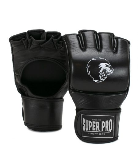 Super Pro MMA Handschoenen Slugger - Zwart/Wit
