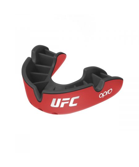 OPRO x UFC Gebitsbeschermer Silver-Edition V2 Rood/Zwart Junior