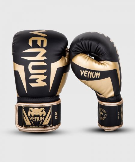 Venum  Elite Bokshandschoenen - Zwart/Goud