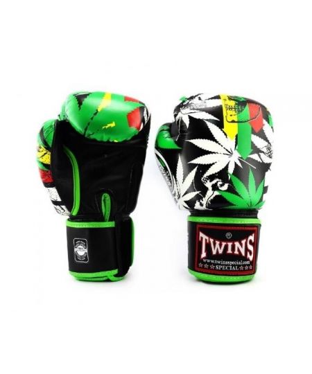 Twins Special (Kick)bokshandschoenen Fantasy 3 Grass - Zwart/Groen/Wit