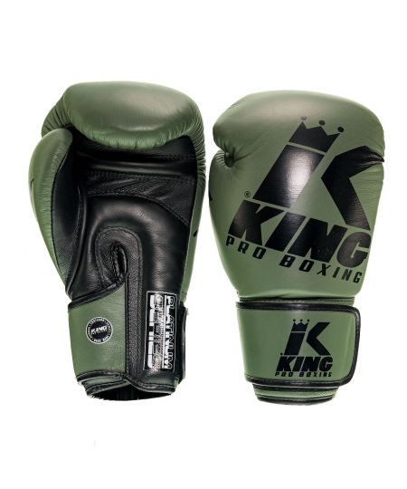 King Pro Bokshandschoenen Platinum 3 - Groen Zwart
