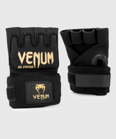 Venum  Kontact Gel Binnenhandschoenen - Zwart/Goud