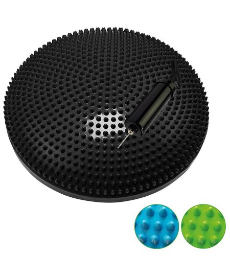 Tunturi Air Stepper Pad - Balanskussen - Wiebelkussen - Zwart - 33cm