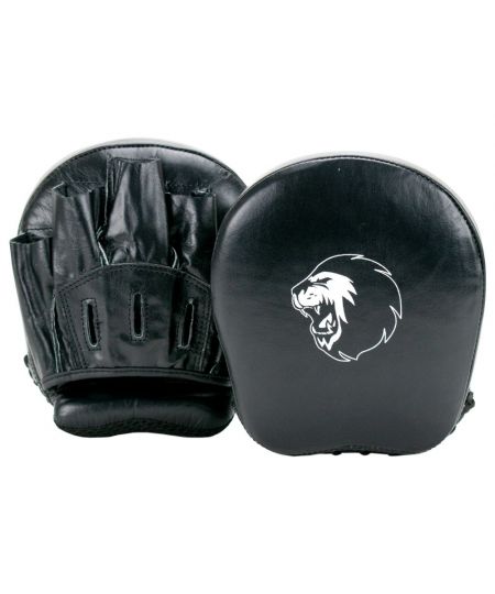 Super Pro Handpad Lederen Focus Target Mitts - Zwart/Wit