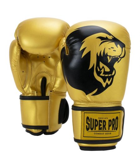 Super Pro Kids (Kick)bokshandschoenen Talent - Goud/Zwart