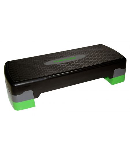 Tunturi Aerobic step easy - Fitness step verstelbaar - Aerobics stepper - Zwart