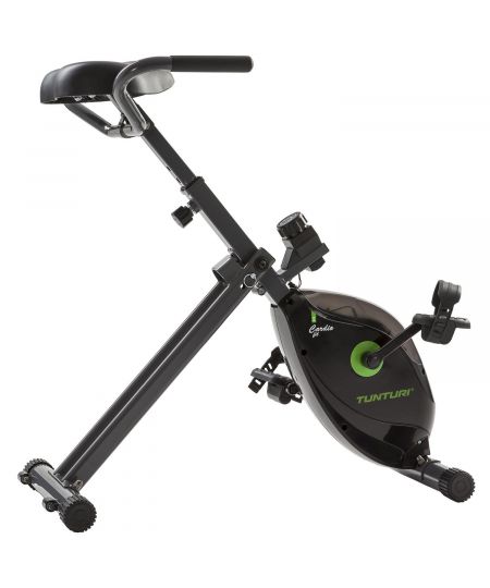 Tunturi Cardio Fit D20 Hometrainer opvouwbaar - Bureaufiets voor op kantoor - Fitness fiets met 8 weerstandsniveaus