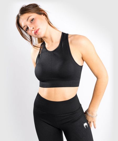 Venum  Sparring Seamless Sport bh - For Women - Zwart