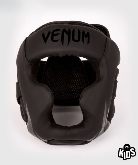 Venum  Challenger Kids Headgear - Zwart/Zwart