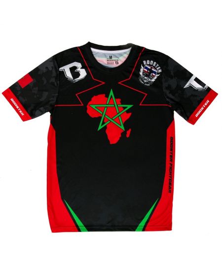 Booster T-Shirt AD 2 MAROCO TEE - Zwart/Rood