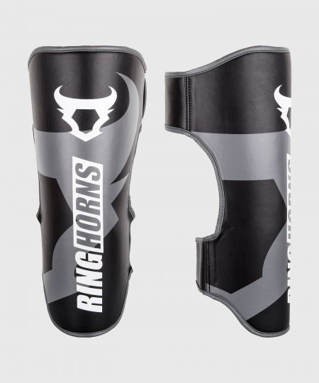 Ringhorns Charger Kickboks Scheenbeschermers - Zwart