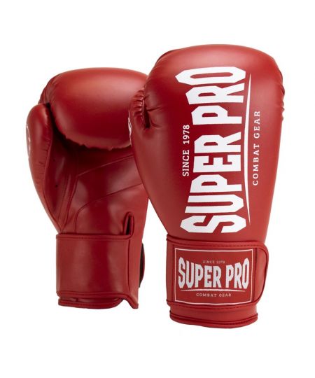 Super Pro Combat Gear Champ (kick)bokshandschoenen Rood/Wit