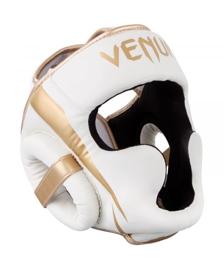 Venum Hoofdbeschermer Elite - Wit/Goud
