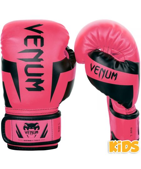 Venum  Elite Bokshandschoenen Kids - Exclusive - Fluo Roze