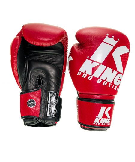 King Pro Boxing Bokshandschoenen Platinum 4 - Rood Zwart