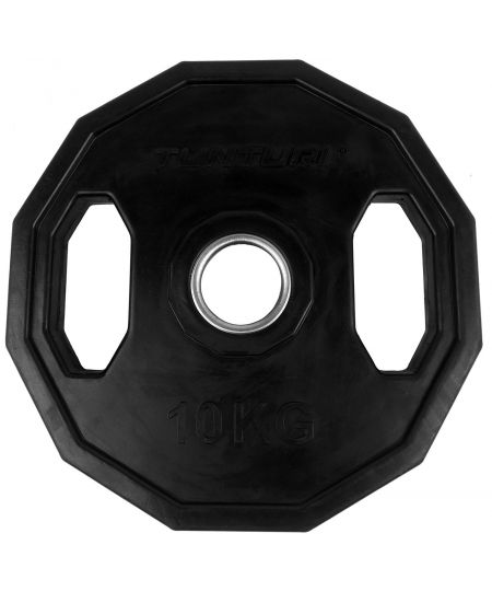 Tunturi Olympische Halterschijf - Halter gewichten - 1x 10 kg - 50mm - Rubber
