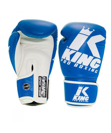 King Pro Boxing Bokshandschoenen Platinum 2 - Blauw Wit