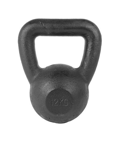 Tunturi Kettlebell - 12 kg - Zwart