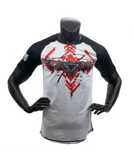 Super Pro Combat Gear Rashguard Korte Mouwen RAVEN