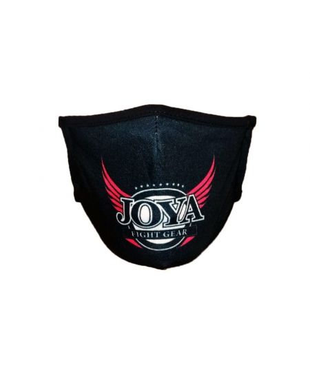 Joya Mondkapje / Face Mask Junior - Zwart/Wit/Rood