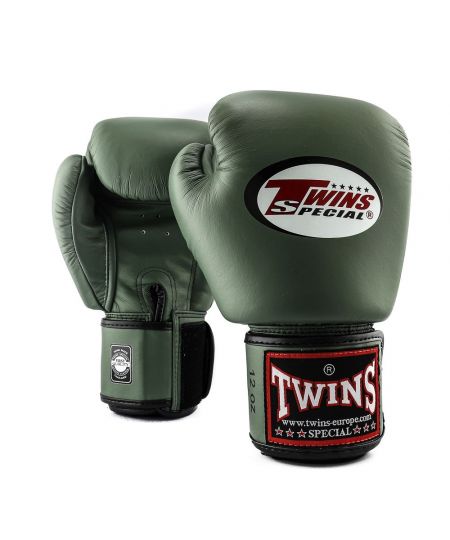 Twins Bokshandschoenen Special BGVL 3 Militairy - kakigroen zwart