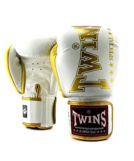 Twins Bokshandschoenen Special BGVL 8 - Wit Goud