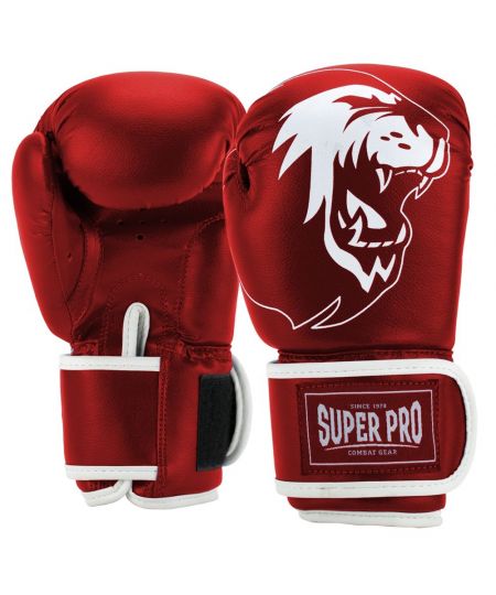 Super Pro Kids (Kick)bokshandschoenen Talent - Rood/Wit