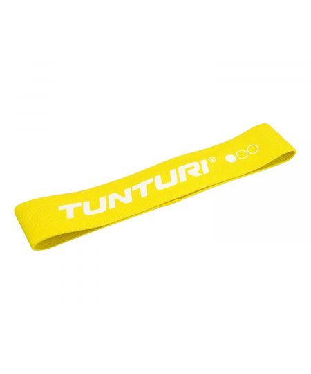 Tunturi Weerstandsbanden textiel - resistance band - Light - Geel