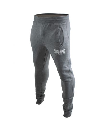 Super Pro Jogging Broek - Grijs/Wit