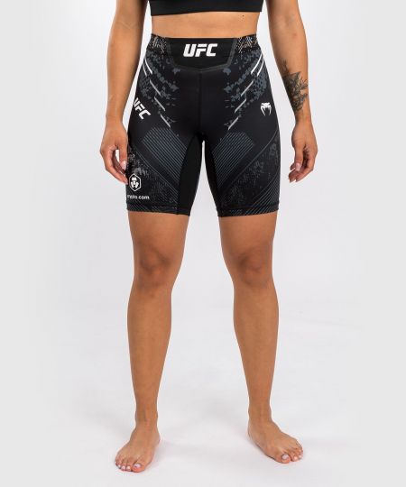 UFC Adrenaline by Venum Authentic Fight Night Dames Vale Tudo Short - Lang Model - Zwart