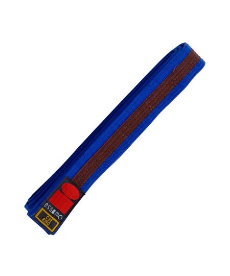 Essimo Budoband Blauw/Bruin
