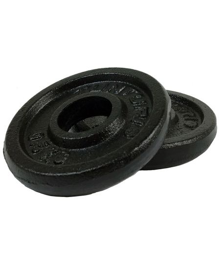 Tunturi Halterschijven - Halter gewichten - 2 x 0,50 kg - п 30 mm - Gietijzer