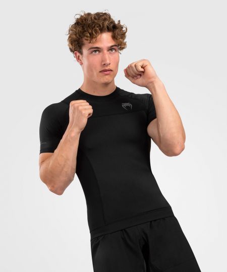 Venum G-Fit Air Rashguard korte mouw - Zwart